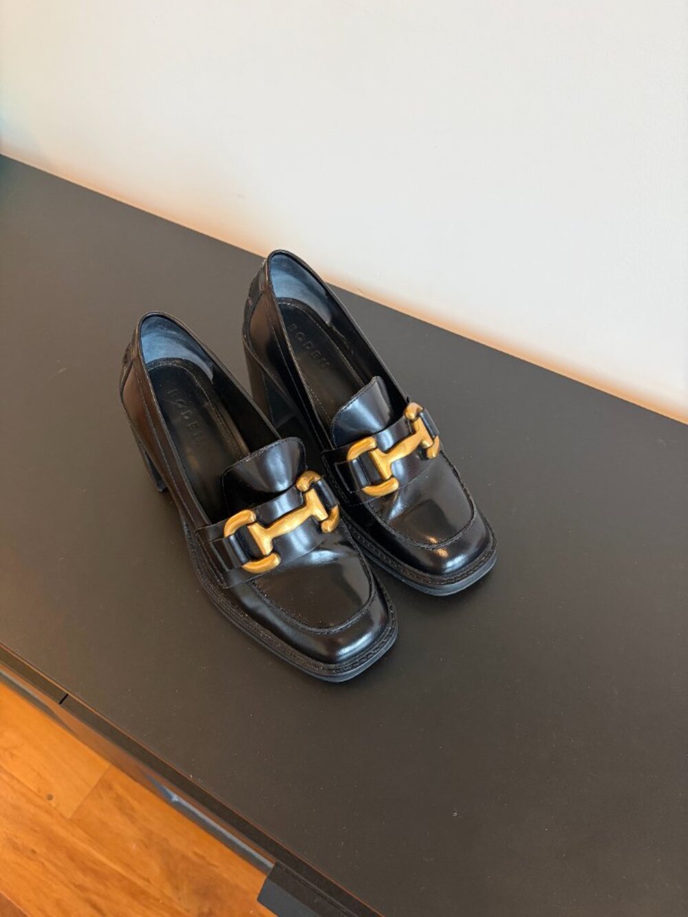 Boden Iris Snaffle Heeled Loafers 38 EUR